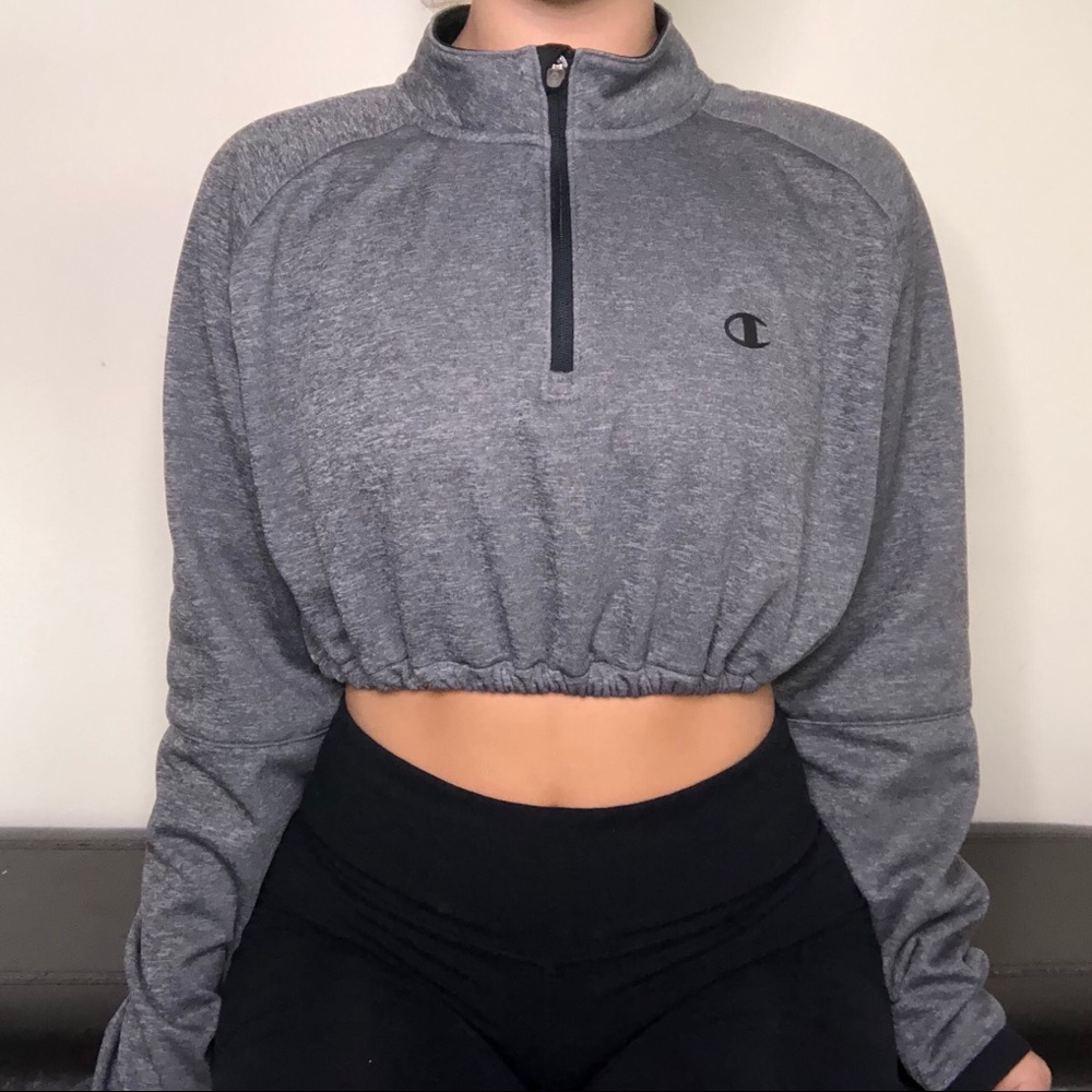 CHAMPION Crop Quarter Zip